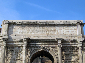 Arco di Settimio Severo - i pannelli