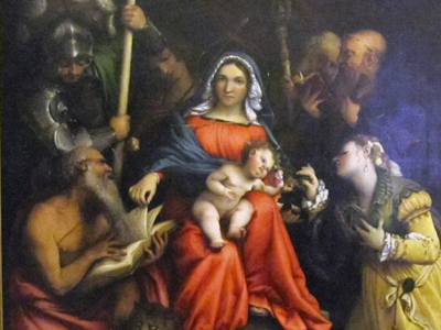 Lorenzo Lotto -Mystic Marriage of Saint Catherine