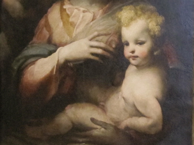 Domenico Beccafumi - Madonna and Child with Saint John