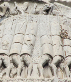 Colonna di Marco Aurelio - Testuggine