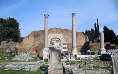 Basilica Emilia - le colonne