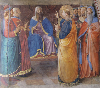Cappella Niccolina - Disputa nel Sinedrio