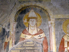 San Saba - gli affreschi della IV navata