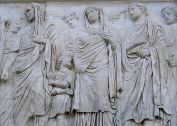 Ara Pacis - Agrippa, Gaio Cesare, Livia, Tiberio