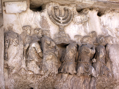 Arch of Titus - seven-branched candlestick