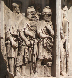 Arch of Septimius Severus - i rilievi