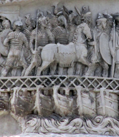 Marco Aurelio Column - Crossing of the Danube