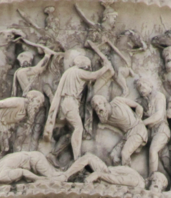 Marco Aurelio Column - Defeat of the barbarians