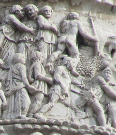 Marco Aurelio Column - Surrender of the barbarians