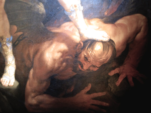 Santa Maria della Concezione - St. Michael the Archangel crushing Lucifer