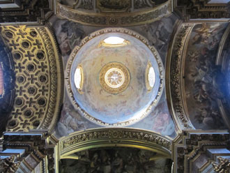 Madeleine church - dome and spandrels
