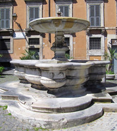 Monte de’ Cenci and Cenci's Palace - Fountain by Giacomo Della Porta