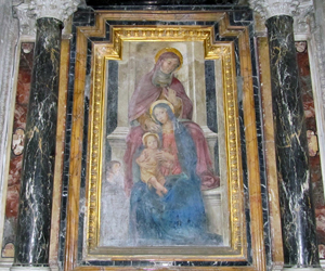 San Pietro in Montorio - Madonna con il Bambino e Sant’Anna