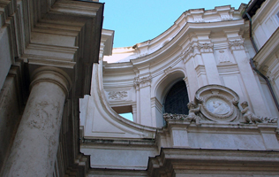 Santa Maria della Pace - The façade by Pietro da Cortona
