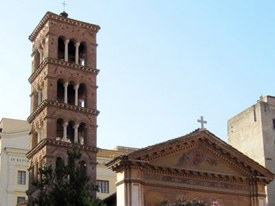 Santa Pudenziana - the bell tower